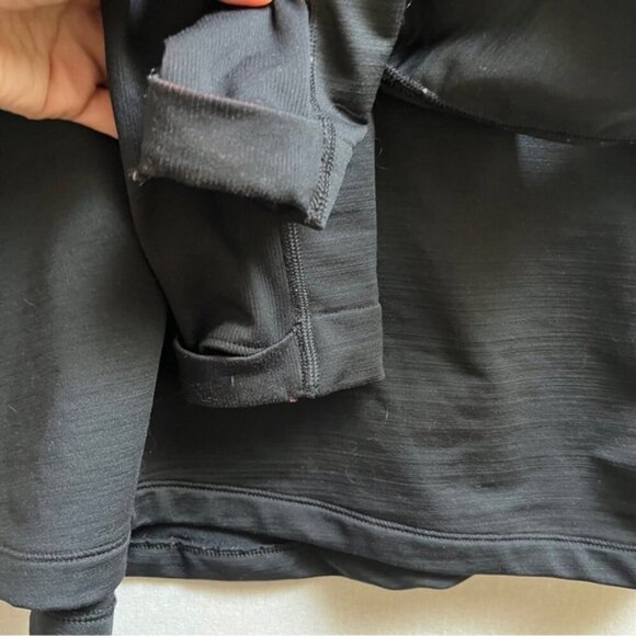 NIKE PRO HYPER-WARM 1/2 ZIP FLEECE LINED PULLOVER RUNNING SHIRT SZ L - Picture 5 of 8